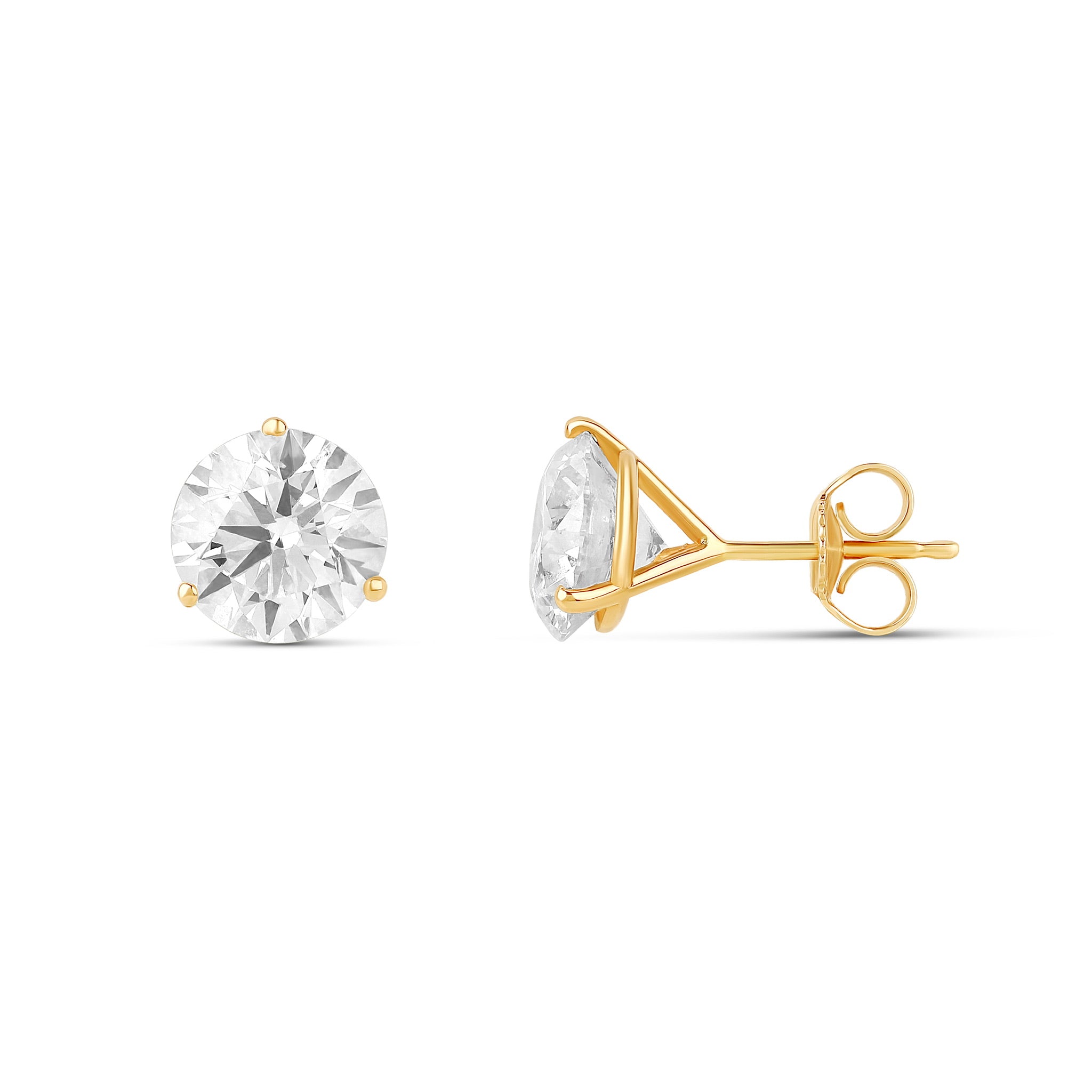 2ctw Lab Diamond Studs (PAIR) - IGI Certified