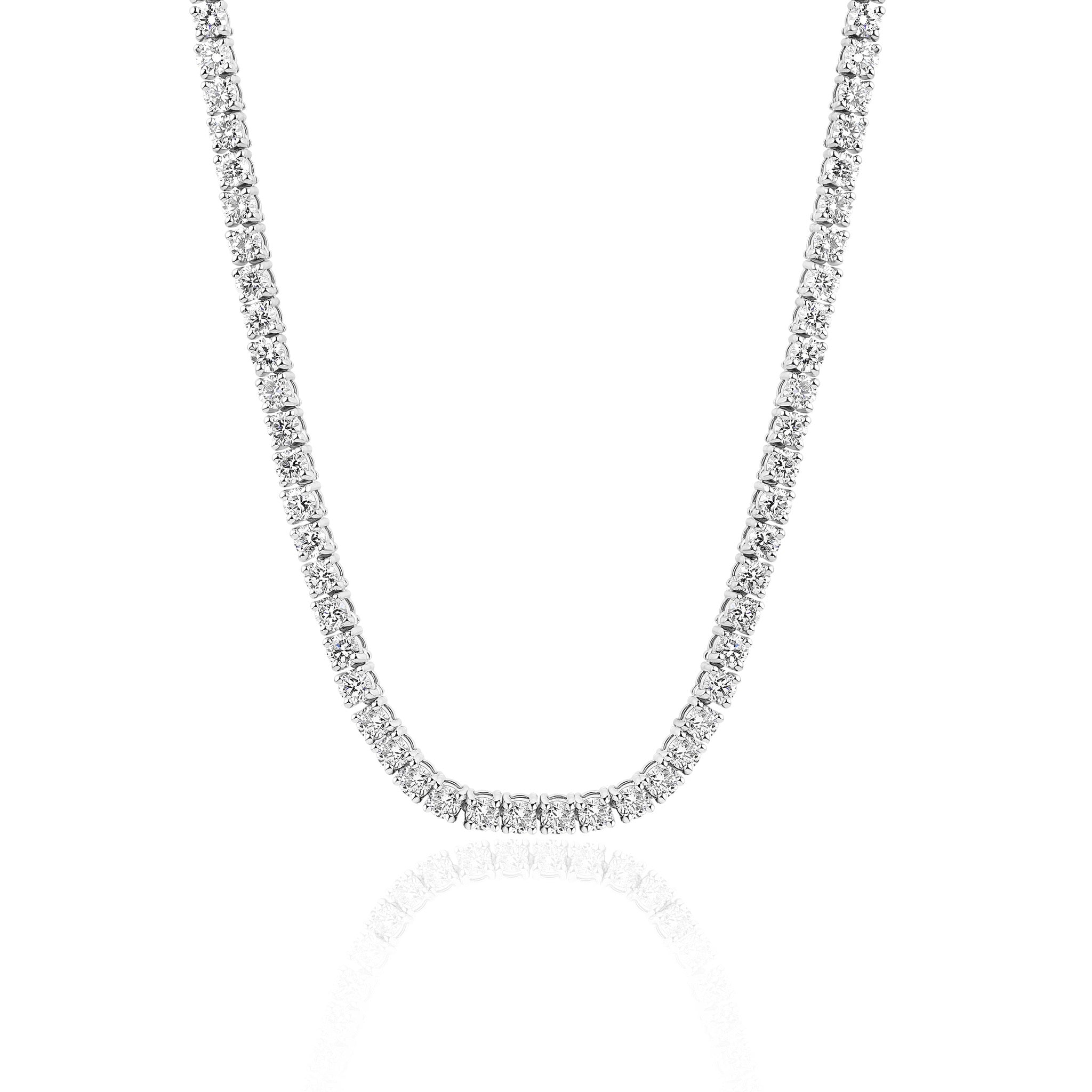 Lab Diamond Tennis Necklace