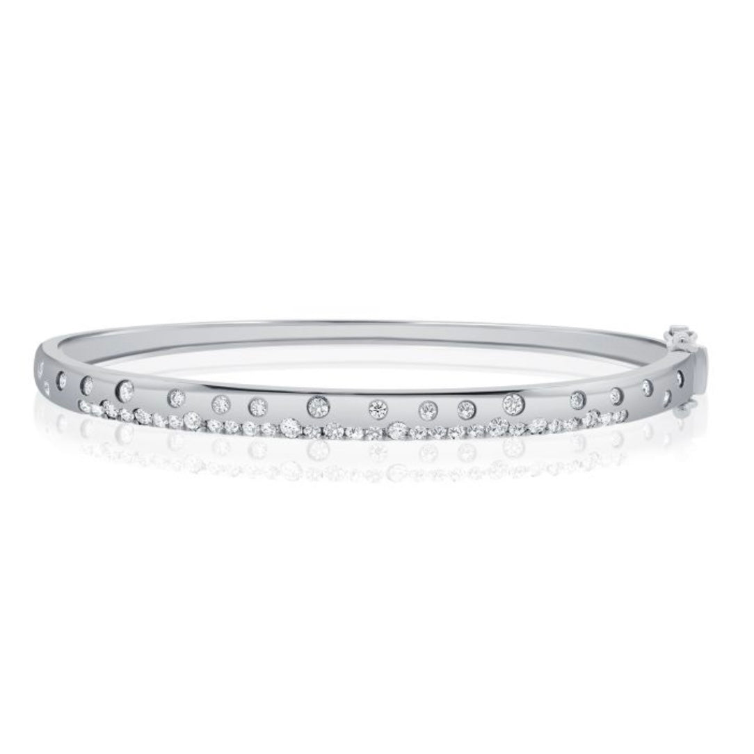 Diamond Confetti Slim Bangle