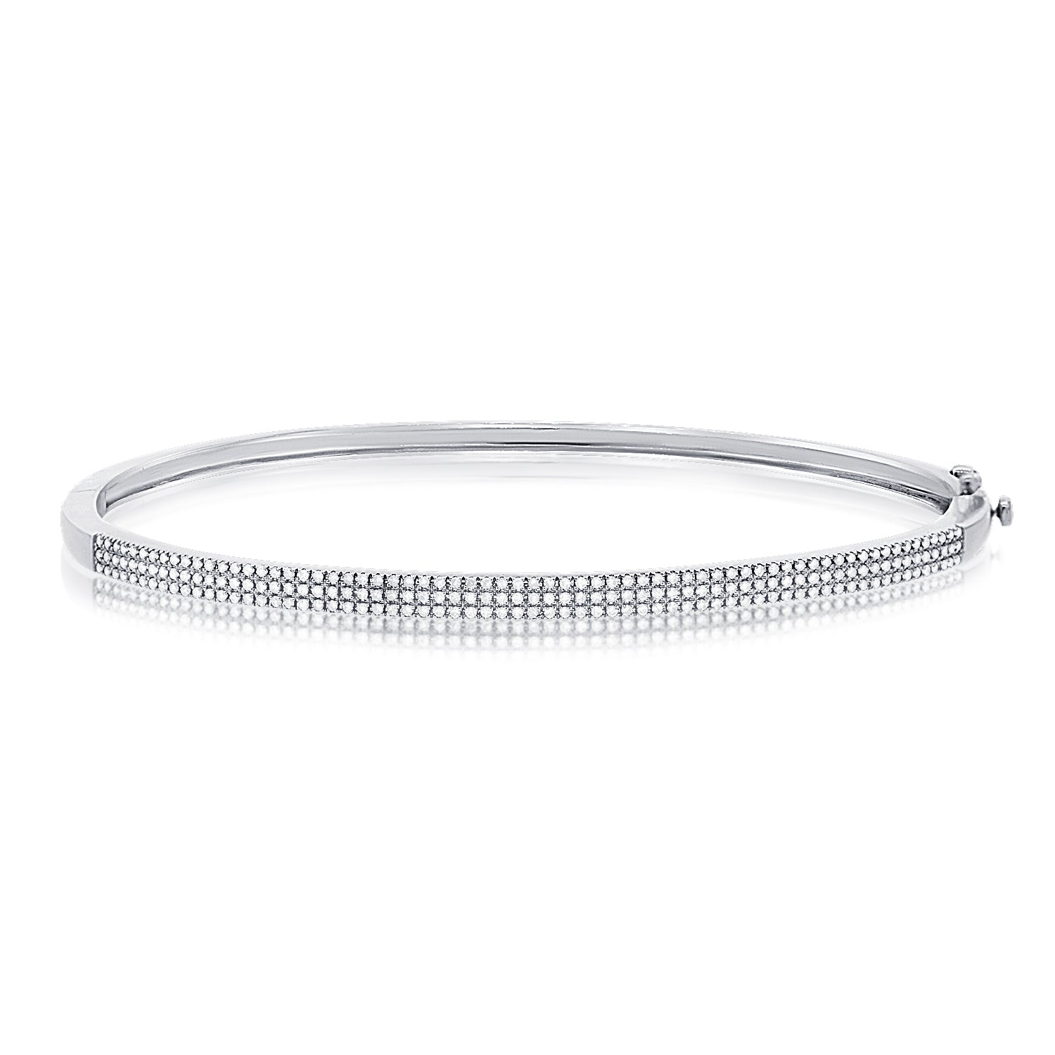 Diamond Pave Bangle - Sample