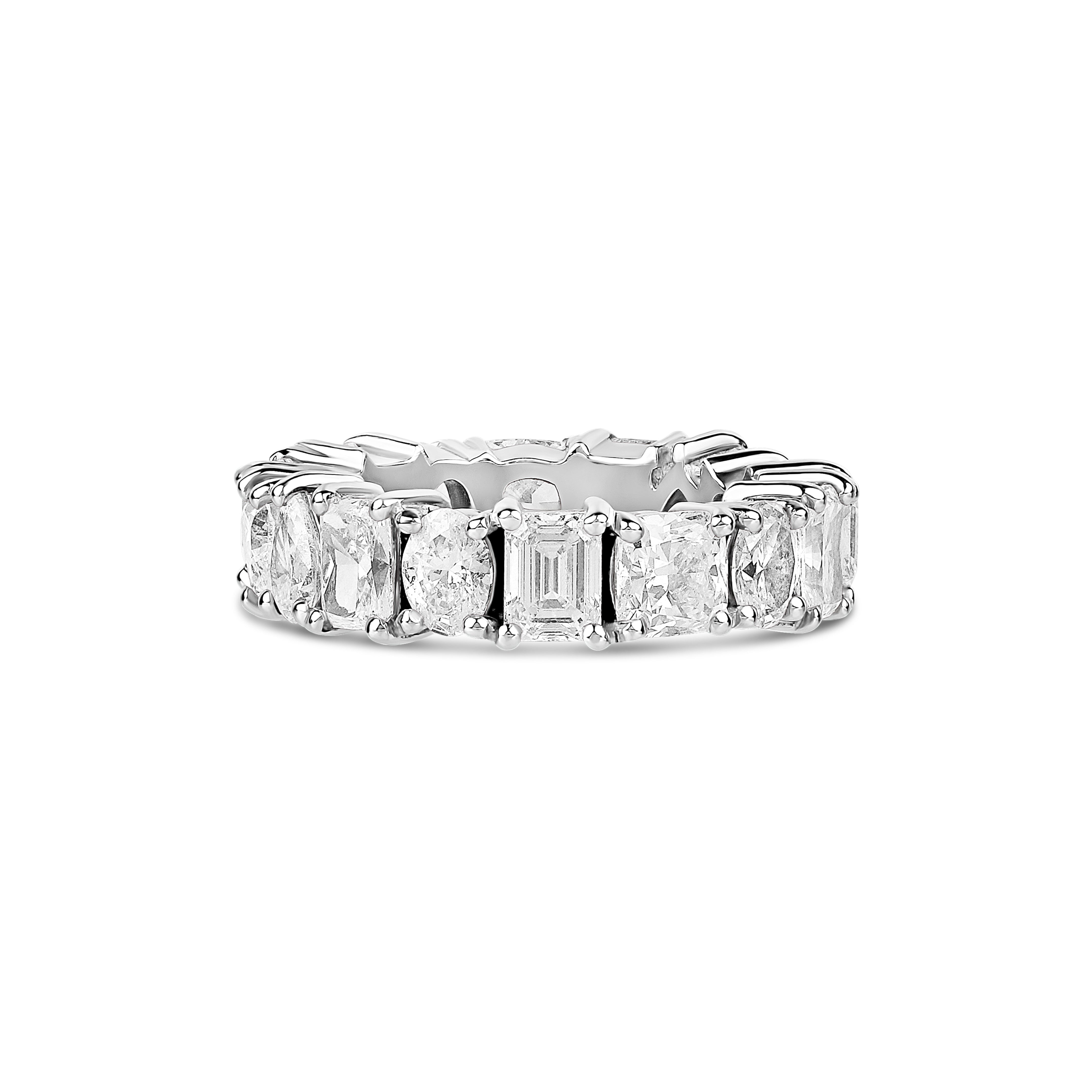 Multishape Lab Diamond Eternity Ring