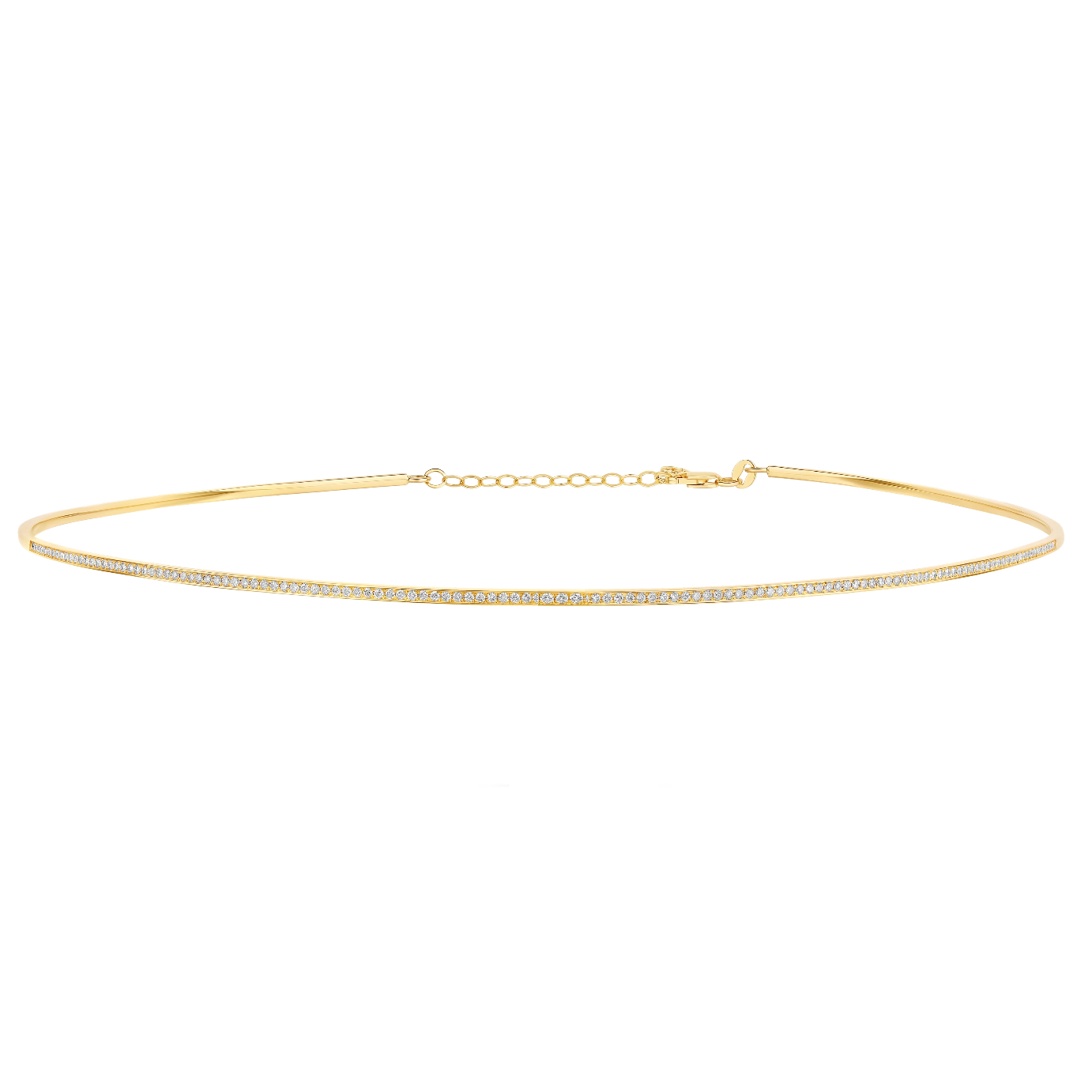 Thin Diamond Pave Choker