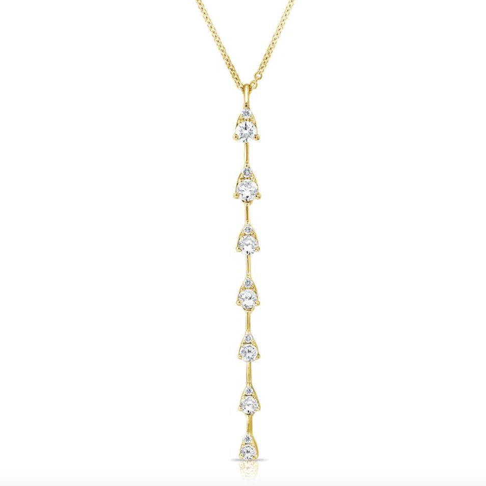 Illusion Diamond Drop Lariat