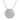 Diamond Outline Disc Necklace